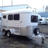 2 Horse Angle Load – Luxury Float